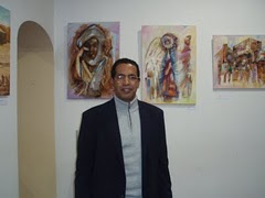 Exposició del pintor sahrauí Fadel Jalifa a El Vendrell