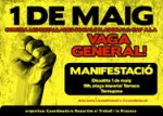 Actes del 1r de Maig 2010 a Tarragona: debat i manifestació