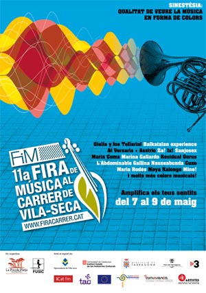 11a Fira de Música al Carrer de Vila-seca, del 7 al 9 de maig