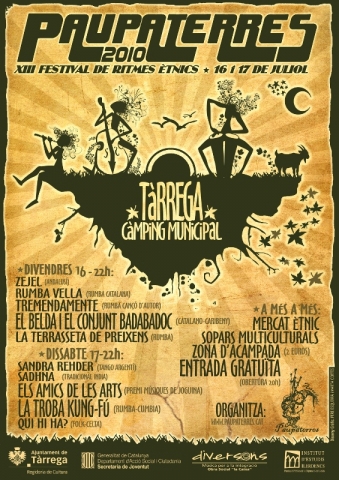 Festival Paupaterres, 16 i 17 de juliol a Tàrrega