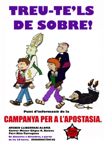 Punt per a l’apostasia a l’Ateneu Llibertari de Tarragona