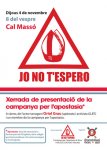 Campanya per l’apostasia a Reus i xerrada el 4 de novembre