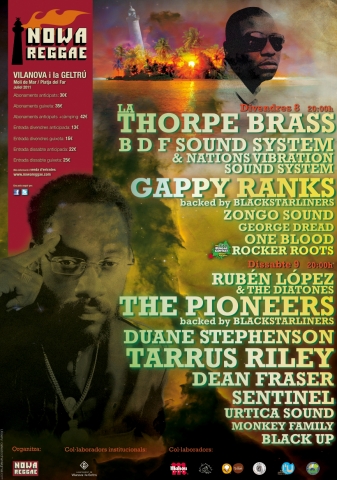 Nowa Reggae Festival, 8 i 9 de juliol, Vilanova i la Geltrú