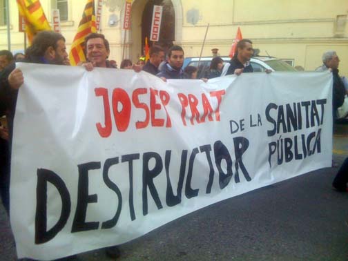 “Josep Prat: la salut és un dret, no és un negoci!”. Article d’opinió de Jordi Martí