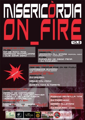 Misericòrdia-on-fire a Reus, del 20 al 24 de setembre