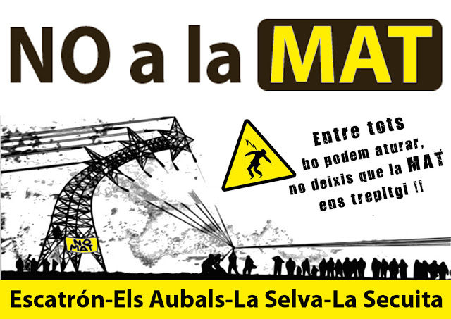 Constituïda la Plataforma del Camp en Defensa de la Terra i el Territori, per lluitar contra la línia de molt alta tensió Escatrón – La Secuita