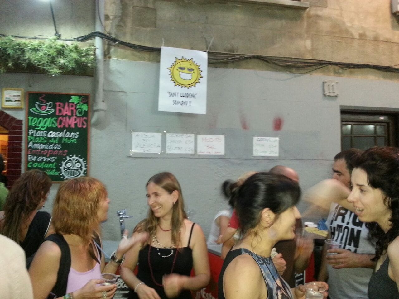 Sant Llorenç somriu